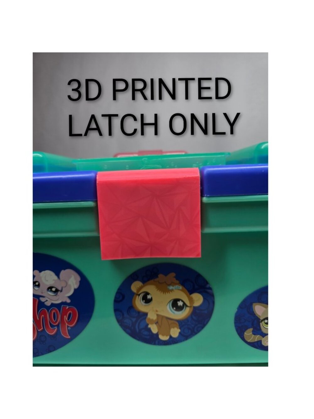 Littlest Pet Shop LPS Replacement Part Tacklebox Tackle Box Latch ONLY